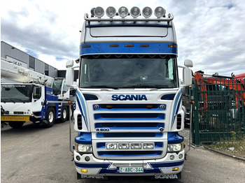 Xe đầu kéo Scania R500 8x2 ZSM + KRAN 100Tm! PALFINGER PK100002 G 8x + 1 ME - RETARDER - ALCOA DURA BRIGHT - LIFT + STEERING - 5/6 HYDR F - TÜV 05/2026 - TOP CONDITION: hình 3
