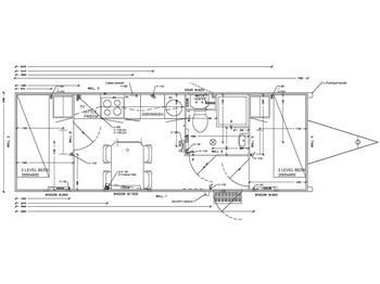 Container xây dựng, Rơ moóc mới ROSEMEIER EW TA-NO Mannschaftswagen 732 Mannschaftswagen: hình 2