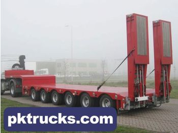 Sơ mi rơ moóc thùng thấp để vận chuyển máy móc nặng TSR 6-axle extendable low-bed: hình 1