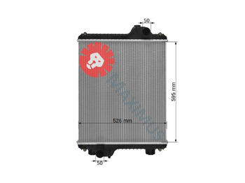 Bộ tản nhiệt cho Máy cày mới CASE NEW HOLLAND MXM140 , MXM155 , TM140 , TM155: hình 2