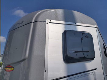 Rơ moóc chở ngựa Pferdeanhänger Böckmann Portax Esprit silver&black silver SKASattelkammer Trittschutz 100km/H 2400kg: hình 2