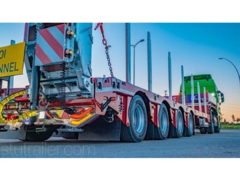 Sơ mi rơ moóc thùng thấp mới STU 4 Axle Extendable Lowbed Trailer: hình 3