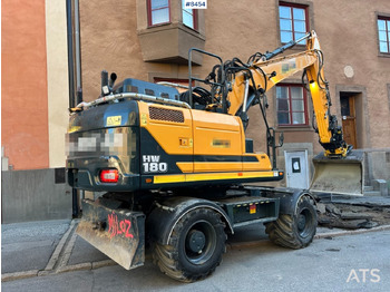 Máy xúc bánh lốp Wheeled excavator Hyundai HW180 with rotor digging system and gear (SEE VIDEO): hình 3