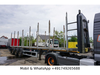 Sơ mi rơ moóc chở gỗ MEGA