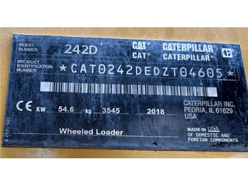 Máy xúc lật đa năng CAT 242D: hình 5