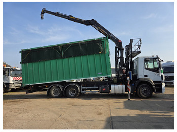 Xe ben, Xe cẩu tự hành IVECO STRALIS 420 6X2 TIPPER CRANE KESLA 17 TON 2 EXT STEERING REAR AXLE: hình 3