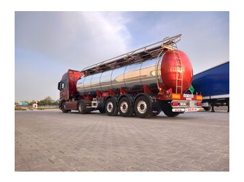 Sơ mi rơ moóc bồn để vận chuyển hóa chất mới SERIN Stainless Steel Tanker 32 m³: hình 2