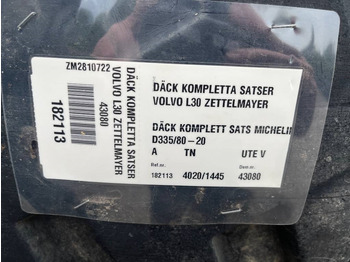 Lốp cho Máy móc xây dựng Michelin 335/80-20 till Volvo L30 Zettelmeyer: hình 2