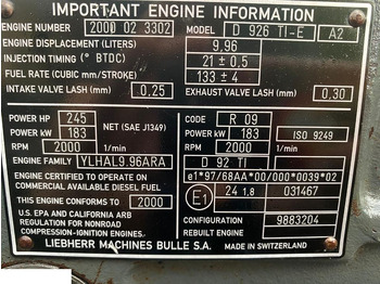 Khối xi lanh LIEBHERR