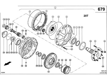 Mô tơ di chuyển CLAAS