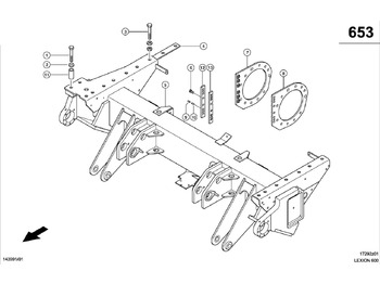 Trục và các bộ phận CLAAS