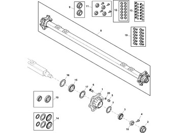 Trục và các bộ phận JOHN DEERE