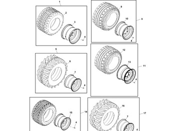 Bánh xe JOHN DEERE