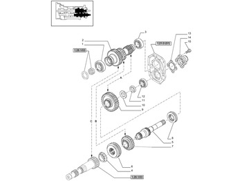Hộp số và các bộ phận NEW HOLLAND