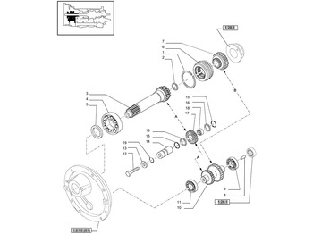 Hộp số và các bộ phận NEW HOLLAND