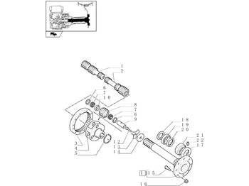 Bán trục NEW HOLLAND