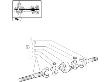 Bán trục NEW HOLLAND