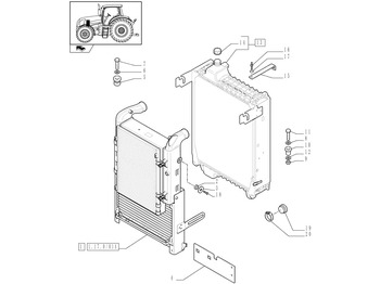 Bộ tản nhiệt NEW HOLLAND