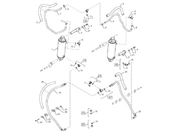 Xi lanh thủy lực NEW HOLLAND