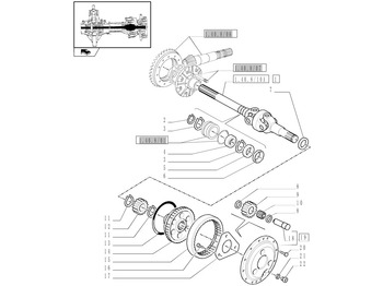 Bán trục NEW HOLLAND