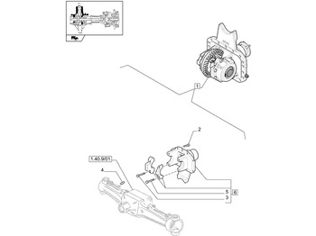 Bộ vi sai NEW HOLLAND