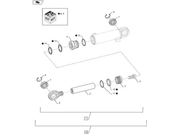 Xi lanh thủy lực NEW HOLLAND