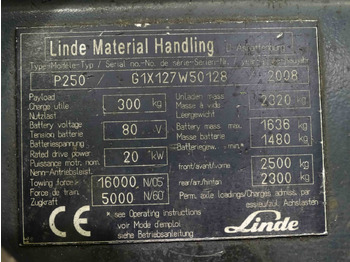 Xe cày kéo Linde P250: hình 5 Xe cày kéo Linde P250: hình 5