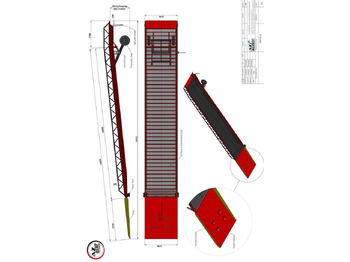 Đường dốc di động mới AZ RAMP-EASY XL-8 LS. Long slope Mobil Loading Ramp 8 t Capacity: hình 4