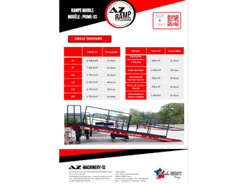 Đường dốc di động mới AZ RAMP PRIME XS-6 mobile loading ramp: hình 4 Đường dốc di động mới AZ RAMP PRIME XS-6 mobile loading ramp: hình 4