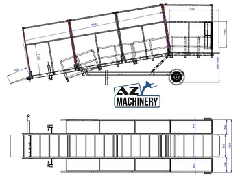 Đường dốc di động AZ RAMP TOP AGRI mobile loading ramp: hình 3