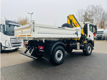 Xe ben, Xe cẩu tự hành MAN TGM 18.320 4x4 BB Kipper Kran 131 Single Winter: hình 3