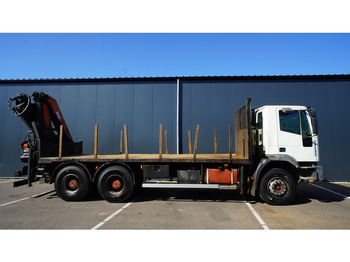 Xe cẩu tự hành Iveco EUROTRAKKER CURSOR 350 6X4 FLATBED WITH PALFINGER PK 20002 CRANE: hình 4