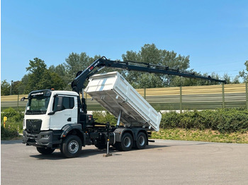Xe ben, Xe cẩu tự hành MAN TGS 33.440 6x4 /3-Seiten- Kipper /  HIAB 228-6: hình 2