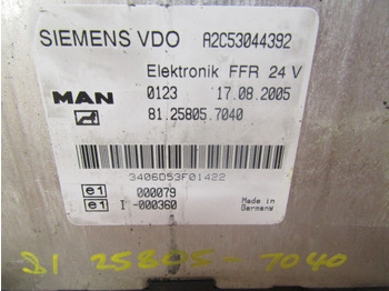 Linh kiện điện cho Xe tải MAN TGA ELECTRONIC FFR UNIT P/NO 81.25805.7040: hình 2