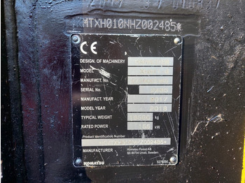 Máy thu hoạch rừng Komatsu 911: hình 2