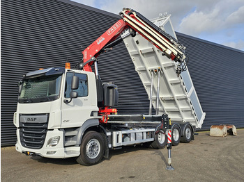 Xe tải nâng móc, Xe cẩu tự hành DAF CF 530 8x4-4 / FASSI 27.5 t/m CRANE + TIPPER: hình 2