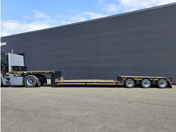 Sơ mi rơ moóc thùng thấp MEUSBURGER MPG 3 / LOW BED / EXTENDABLE / 3 x STEERING AXLE: hình 4