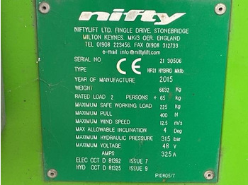 Xe nâng người nhiều khớp nối Niftylift HR21: hình 5