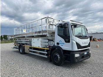 Nền bục trên không gắn trên xe tải, Máy nâng người hình kéo Iveco Eurocargo 180E25: hình 4