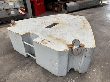 Đối trọng cho Máy móc xây dựng Liebherr LTM /LR counterweight 10T: hình 4