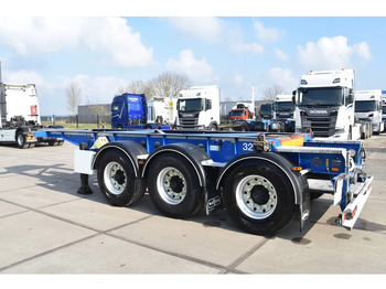 Xe chở container/ Sơ mi rơ moóc hoán đổi thân Van Hool A3C002 - ADR FL - 20 FT SWAP - LIFT AXLE - BPW AXLES - DISC BRAKES - 3180 KG EMPTY WEIGHT !: hình 4