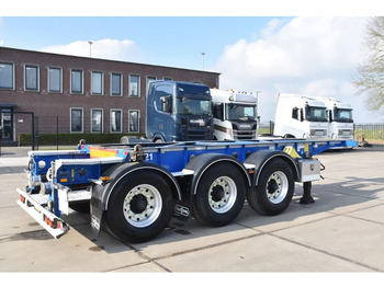 Xe chở container/ Sơ mi rơ moóc hoán đổi thân Van Hool A3C002 - ADR FL - 20 FT SWAP - LIFT AXLE - BPW AXLES - DISC BRAKES - 3180 KG EMPTY WEIGHT !: hình 2