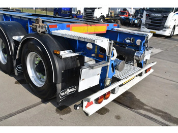 Xe chở container/ Sơ mi rơ moóc hoán đổi thân Van Hool A3C002 - ADR FL - 20 FT SWAP - LIFT AXLE - BPW AXLES - DISC BRAKES - 3180 KG EMPTY WEIGHT !: hình 3
