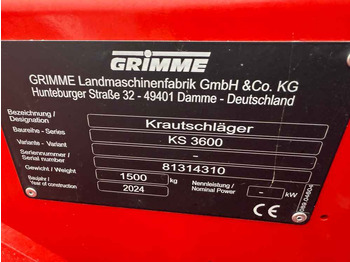 Máy gặt mới Grimme KS 3600: hình 2