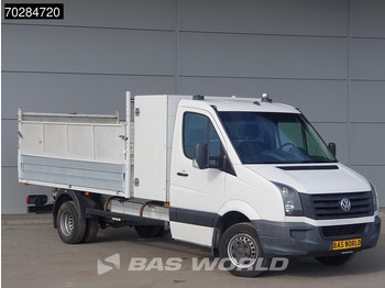 Xe tải nhỏ phẳng Volkswagen Crafter 136pk Open Laadbak met Kist Dubbellucht 3,5t Trekhaak Airco Euro6 Tipper Benne Kieper Airco Trekhaak: hình 3