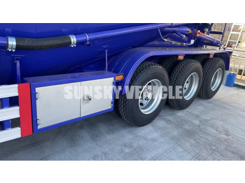 Sơ mi rơ moóc bồn để vận chuyển xi măng mới SUNSKY bulk cement trailer: hình 3