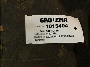 Bộ lọc gió LIEBHERR