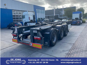 Xe chở container/ Sơ mi rơ moóc hoán đổi thân VAN HOOL 20'/30'