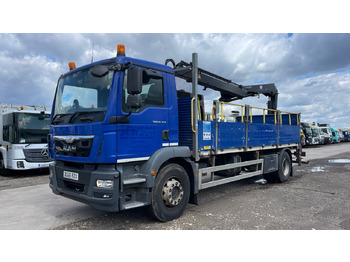 Xe tải thùng lửng/ Phẳng, Xe cẩu tự hành Man TGM 18.250: hình 2