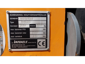 Cho thuê VANDAELE TV160HD Takken versnipperraar VANDAELE TV160HD Takken versnipperraar: hình 5